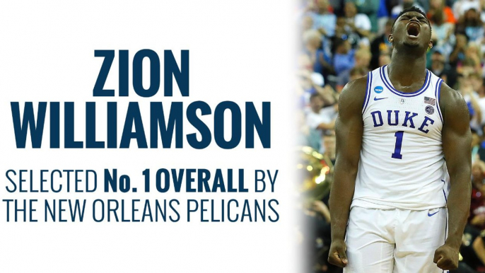 Pelicans select Zion Williamson in the 2019 NBA Draft