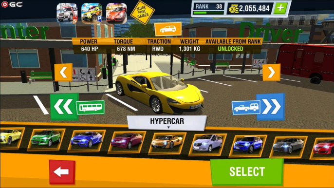 Car Driving School Simulator "Hyper Sports Car" Car Driver, Parking Games - Android Gameplay FHD #23