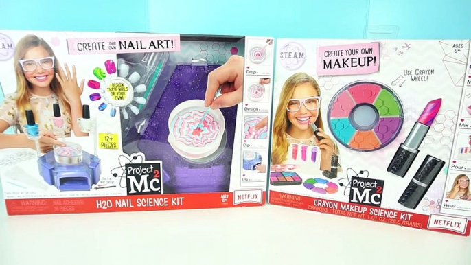 Experimento de Maquillaje y Diseño de Uñas con Agua - Juguetes Project MC2 - Los Juguetes de Titi