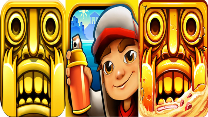 Temple Run 1 vs Subway Surfers vs Temple Run 2 — NEW Compilation