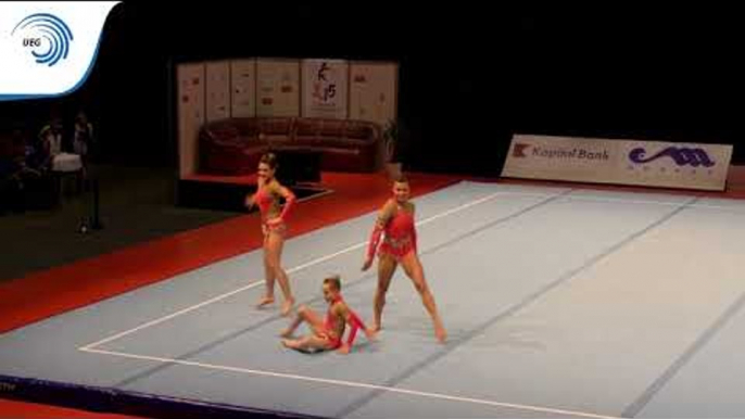 Women's group Great Britain– 2015 Acrobatic European junior silver medallists, Dynamic