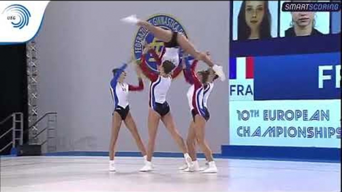 France -  2017 Aerobics European bronze medallists, junior groups