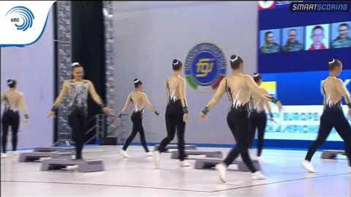 Ukraine - 2017 Aerobics European bronze medallists, Aero Step