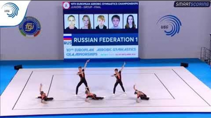 Russia -  2017 Aerobics European silver medallists, junior groups