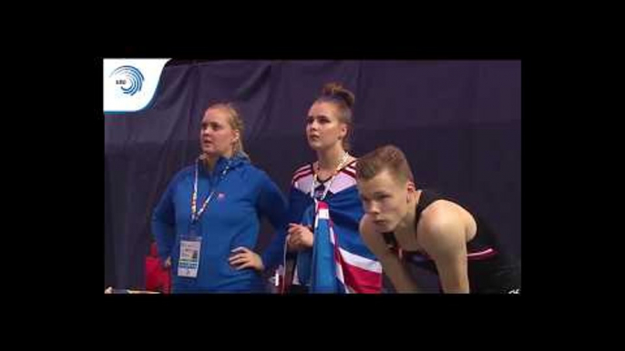 Iceland - 2016 TeamGym European bronze medallists, junior mixed team