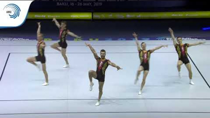 Russia - 2019 Aerobics European bronze medallists, group final