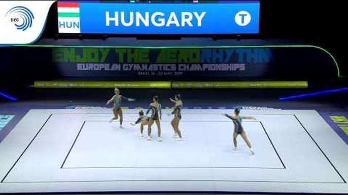 Hungary - 2019 Aerobics Junior European bronze medallists, groups