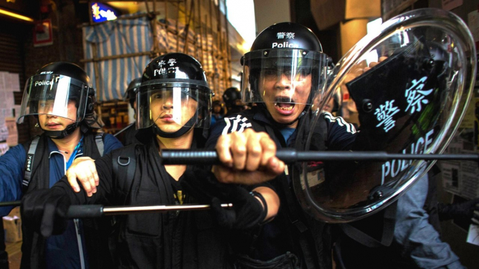 Thousands of protestors again hit Hong Kong's streets