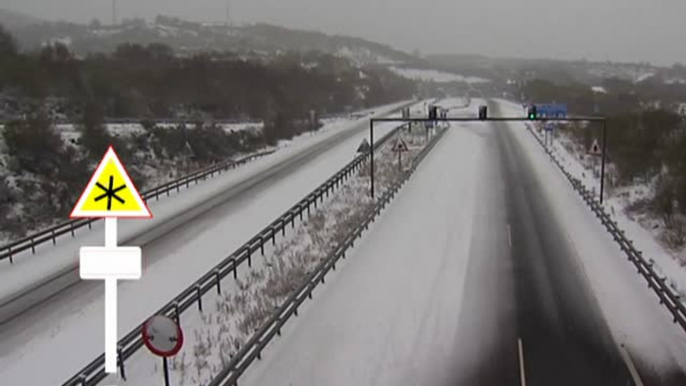 Frío y nieve en la mitad norte peninsular