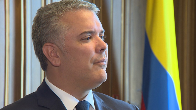 Iván Duque concede una entrevista a Europa Press