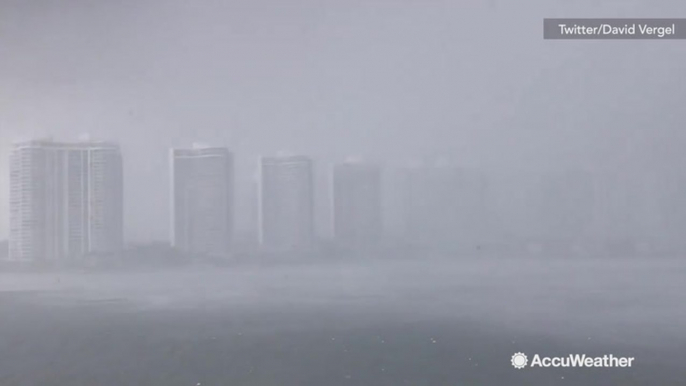 Watch as this storm engulfs a bay city