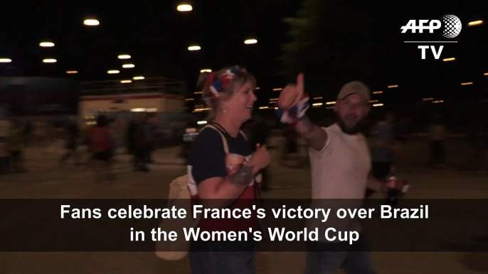 Football/WC-2019: Fans celebrate France's extra-time victory