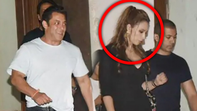 Salman Khan Iulia Vantur At Arbaaz Khan's GRAND House Party