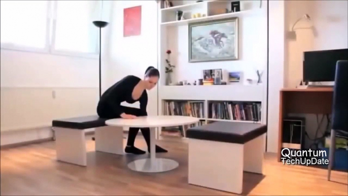 Increibles Ideas para Ahorrar Espacio - Muebles inteligentes ▶3