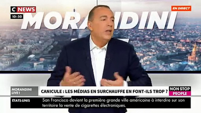 Spéciale Canicule - Laurent Cabrol pousse un coup de gueule contre les médias qui en font trop: "J'ai été saoulé très rapidement par ce buzz" - VIDEO