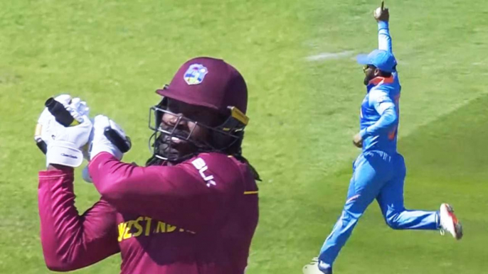 World Cup 2019 India vs West Indies: Mohammed Shami strikes early,Chris Gayle departs|वनइंडिया हिंदी