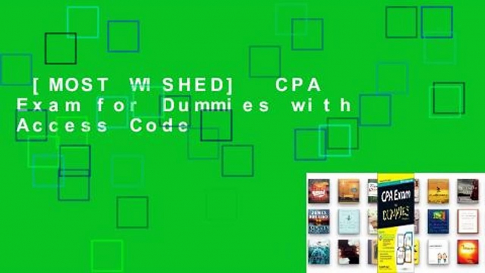 [MOST WISHED]  CPA Exam for Dummies with Access Code