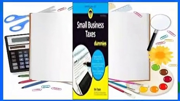 [NEW RELEASES]  Small Business Taxes for Dummies