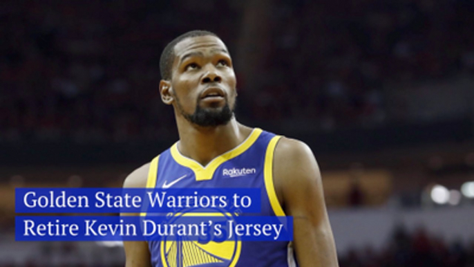 The Golden State Warriors Honor Kevin Durant