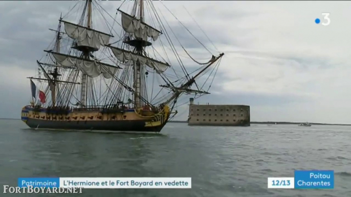 L'Hermione et Fort Boyard : les deux emblèmes de la Charente-Maritime réunis (12/13 - France 3 Poitou-Charentes - 3 juillet 2019)