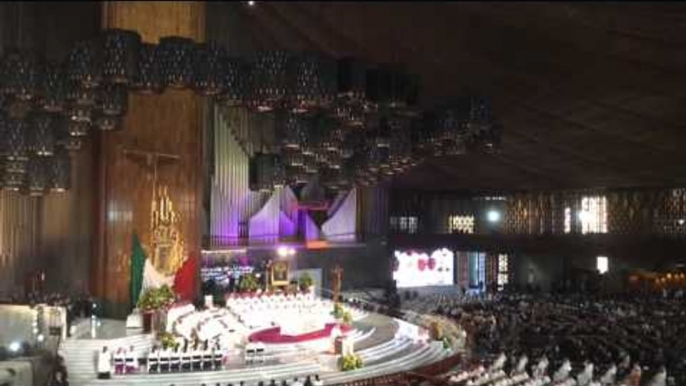 Mensaje del Papa Francisco desde la Basílica de Guadalupe