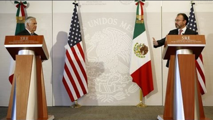 Tillerson hablo de lo "hermanos" que son México y Estados Unidos pese a ataques de Trump