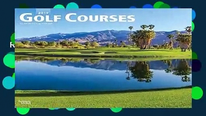 Golf Courses 2019 Square Wall Calendar  Review