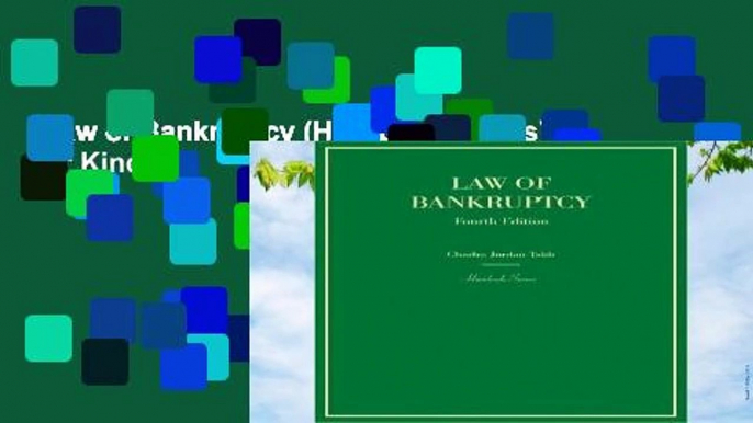 Law of Bankruptcy (Hornbook Series)  For Kindle