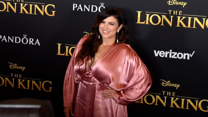 Gina Carano "The Lion King' World Premiere Red Carpet