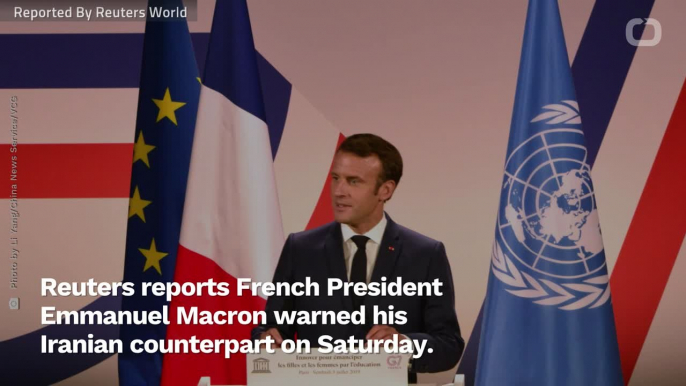 French President Warns Iran's Rouhani About Violating Nuclear Deal