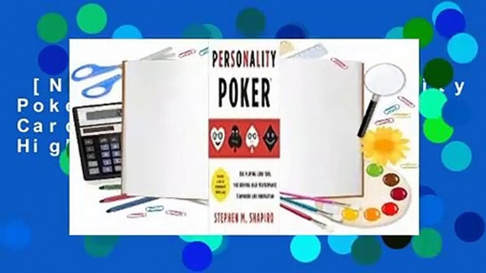 [NEW RELEASES]  Personality Poker: The Playing Card Tool for Driving High-Performance Teamwork