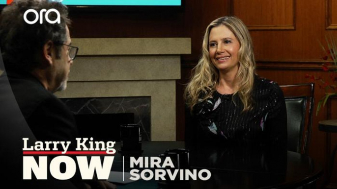 "Most powerful things in my life": Mira Sorvino on meeting human trafficking survivors