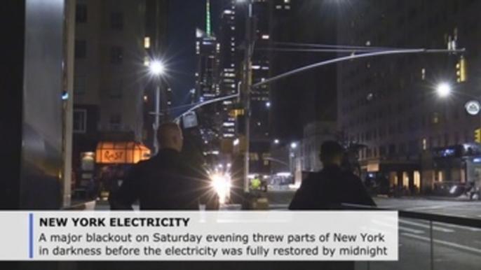 Parts of New York plunge into darkness after major power outage