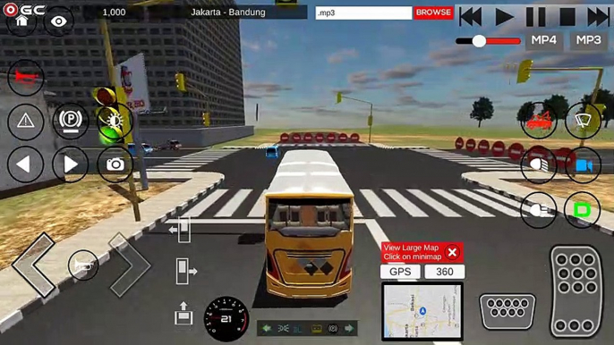 IDBS Bus Simulator - Jakarfta Bandung - Simulator Bus 3d Indonesia - Android gameplay