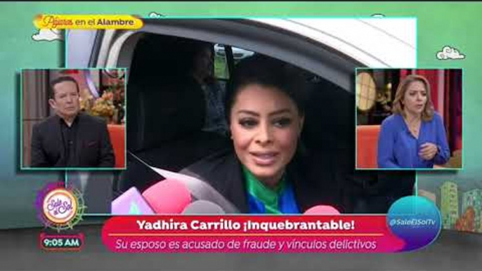 Yadhira Carrilllo habla tras la detención de su esposo | Sale el Sol