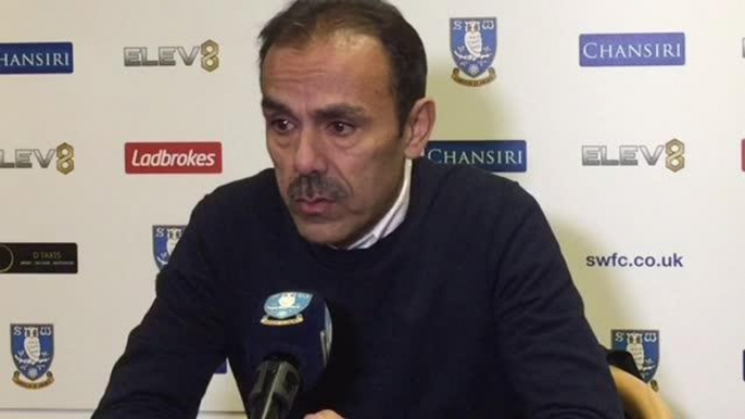 Sheffield Wednesday boss Jos Luhukay on defeat to Aston Villa