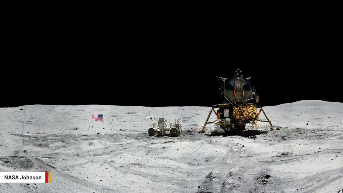 NASA Releases Stunning Lunar Panoramas From Apollo Missions