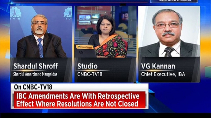 Think IBC amendments will calm issues that have risen due to NCLAT judgment, says Shardul Shroff