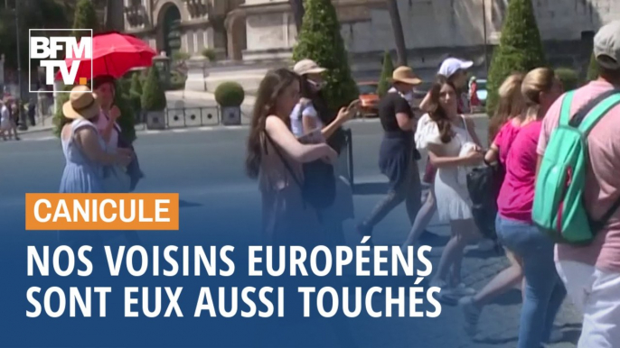 Nos voisins européens sont eux aussi touchés par la canicule