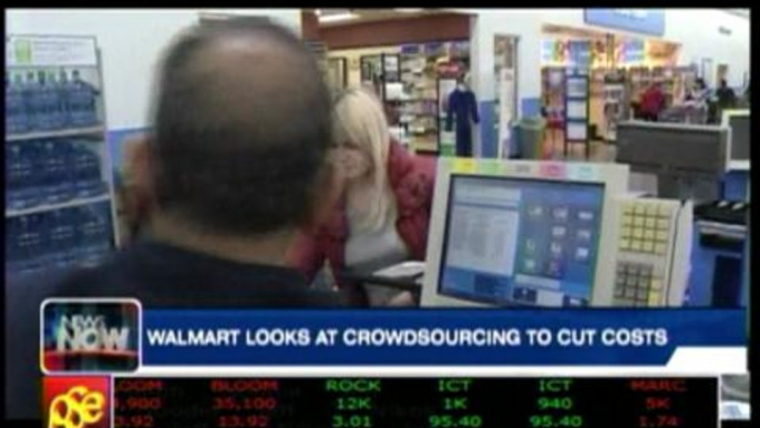 Walmart looks at crowdsourcing to cut costs