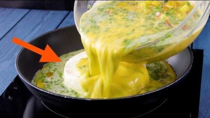 You Think The Pan Is Full Of Eggs, But Wait Until You See What's Inside