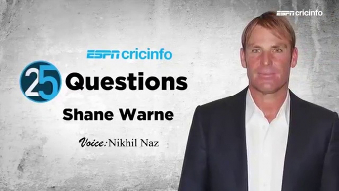 25 Questions with Shane Warne Dinner with Waugh or Buchanan
