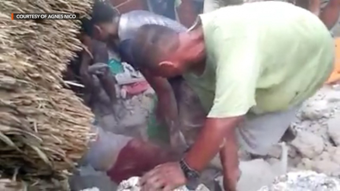 Search and retrieval operation of casualties after houses collapsed following the magnitude 5.4 earthquake in Batanes