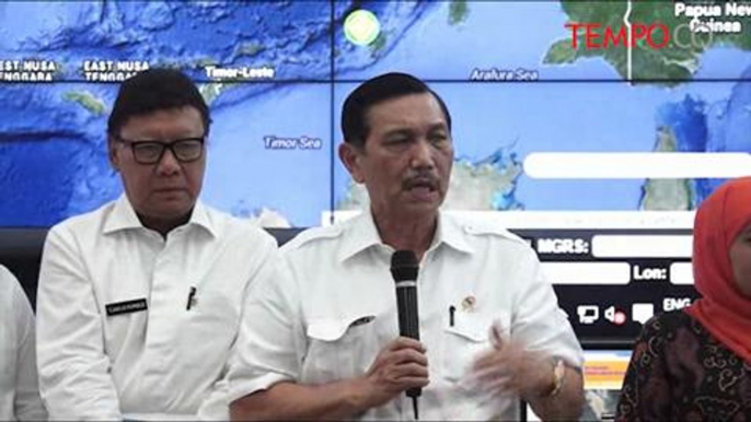 Atasi Kabut Asap, Luhut: Pemerintah Bikin Hujan Buatan