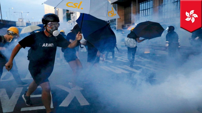 Tear gas, rubber bullets fired during Hong Kong demonstrations