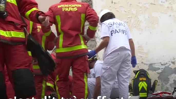 Paris: Un mort et trois blessés graves après l'effondrement d'un échafaudage