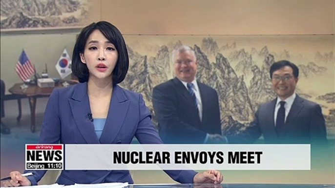 Nuclear envoys of Seoul and Washington agree that resuming talks with the North is most important