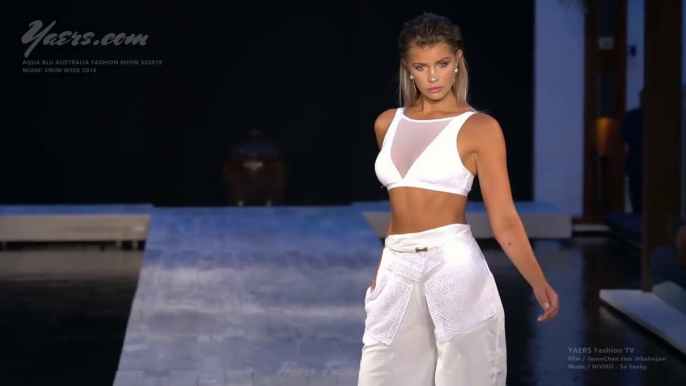 Aqua Blue Swimwear Bikini Fashion Show SS 2019 Miami Swim Week 2019 Paraiso Fashion Fair