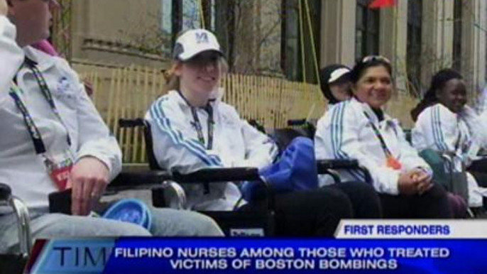 Filipino nurses among those who treated victims of Boston bombings