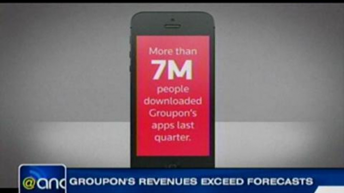 Groupon's revenues exceed forecasts